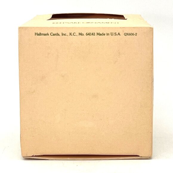 Vintage Hallmark 1981 Son Christmas Satin Ornament Keepsake Unbreakable - Picture 6 of 8